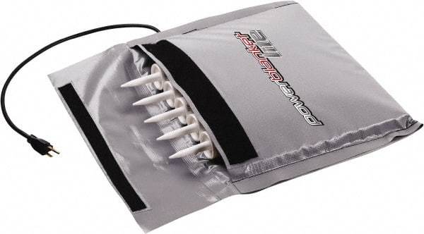 Powerblanket - 24" Long x 13" Wide, Flat, PVC, Caulk Warmer - 120 Volts, Flat Back - Exact Tool & Supply