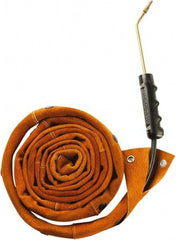 Steiner - Welding Cable Covers - 100' 1-1/4" BRN SNAP CLS CABLE COVER - Exact Tool & Supply