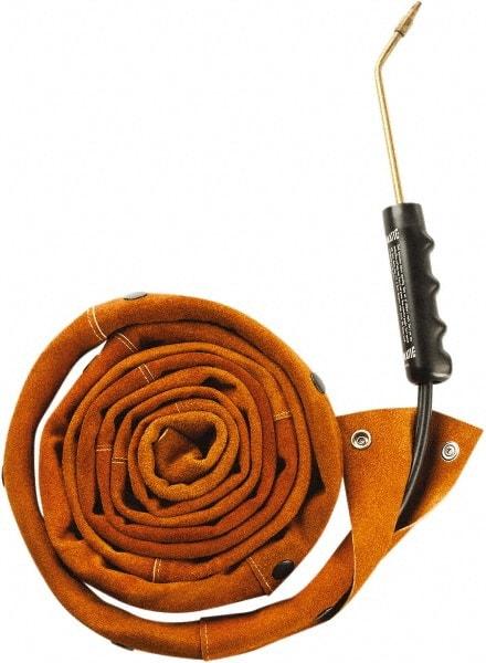 Steiner - Welding Cable Covers - 10' 1-1/4"DIA BRN SNAP CLS CABLE COVER - Exact Tool & Supply