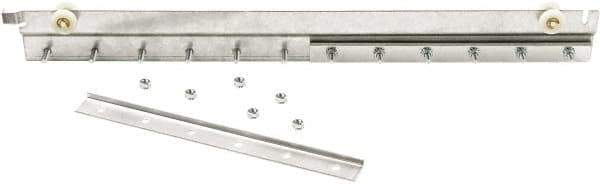 Steiner - 3' Long Galvanized Steel Dock Strip Door Strip Door Trolley - Use with Track & Roller Track - Exact Tool & Supply
