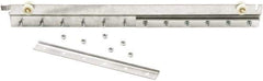 Steiner - 3' Long Galvanized Steel Dock Strip Door Strip Door Trolley - Use with Track & Roller Track - Exact Tool & Supply