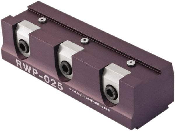 Raptor Workholding - 3/4" Jaw Width, 1-1/2" High x 6" Long x 2" Wide Dovetail Vise - For Use with 4 & 5 Axis Workholding Systems - Exact Tool & Supply