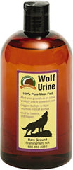 Bare Ground Solutions - 16oz Bottle of Wolf Urine Predator Scent to repel unwanted animals - Exact Tool & Supply