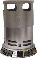 Master - 60,000 to 80,000 BTU, Portable Propane Heater - 100 Lb Fuel Capacity, 15.7" Long x 15.7" Wide x 21.8" High - Exact Tool & Supply