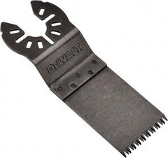 DeWALT - Rotary Oscilating Accessory Kit - 1-1/4" Cutting Diam, 0.7" Head Thickness, High Speed Steel Head, Flat End, Use with All Jobsite Materials - Exact Tool & Supply