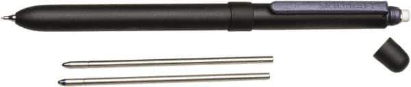 Ability One - Ball Point Medium B3 Aviator Multifunction - Black & Blue - Exact Tool & Supply