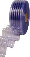 Clearway Door - Clear Standard QuickStrip Roll Dock Curtain Strips - 8" Wide x 150' Long x 0.08" Thick - Exact Tool & Supply
