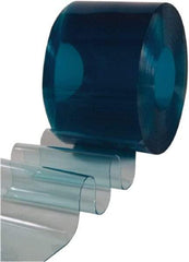 Clearway Door - Clear Low Temp Non-Reinforced QuickStrip Roll Dock Curtain Strips - 8" Wide x 300' Long x 0.08" Thick - Exact Tool & Supply