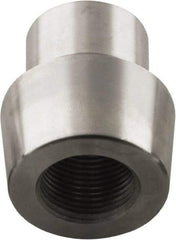 Made in USA - 1-1/4 - 12 Rod End Weldable Tube End - 2" Tube Size, Right Hand Thread - Exact Tool & Supply