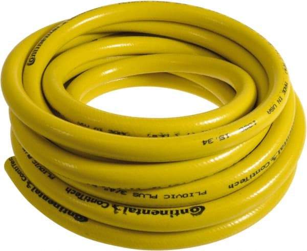 Continental ContiTech - 1" ID x 1.38" OD 25' Long Multipurpose Air Hose - 250 Working psi, -10 to 158°F, Yellow - Exact Tool & Supply
