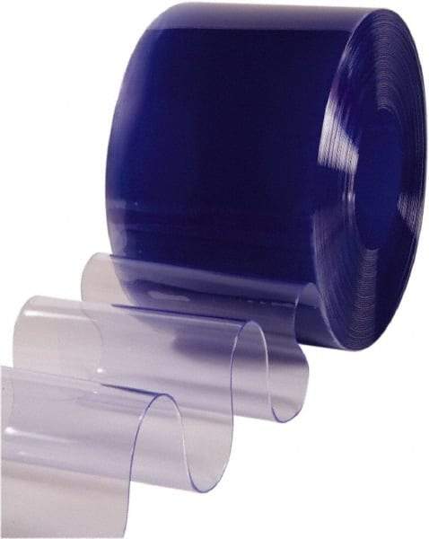 Clearway Door - Clear Standard QuickStrip Roll Dock Curtain Strips - 12" Wide x 150' Long x 1/8" Thick - Exact Tool & Supply