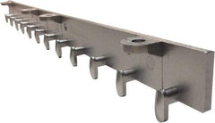 Clearway Door - 2' Long Aluminum Dock Strip Door Boltless Mounting Hardware - Use with PVC Strips - Exact Tool & Supply