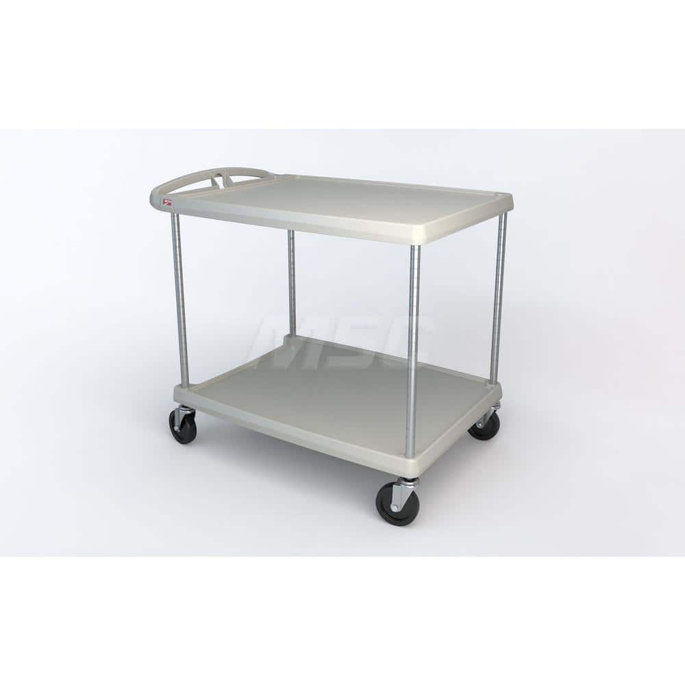 Metro - Carts; Type: Utility ; Load Capacity (Lb.): 400.000 ; Number of Shelves: 2 ; Width (Inch): 27-11/16 ; Length (Inch): 40-1/4 ; Height (Inch): 36-7/8 - Exact Tool & Supply