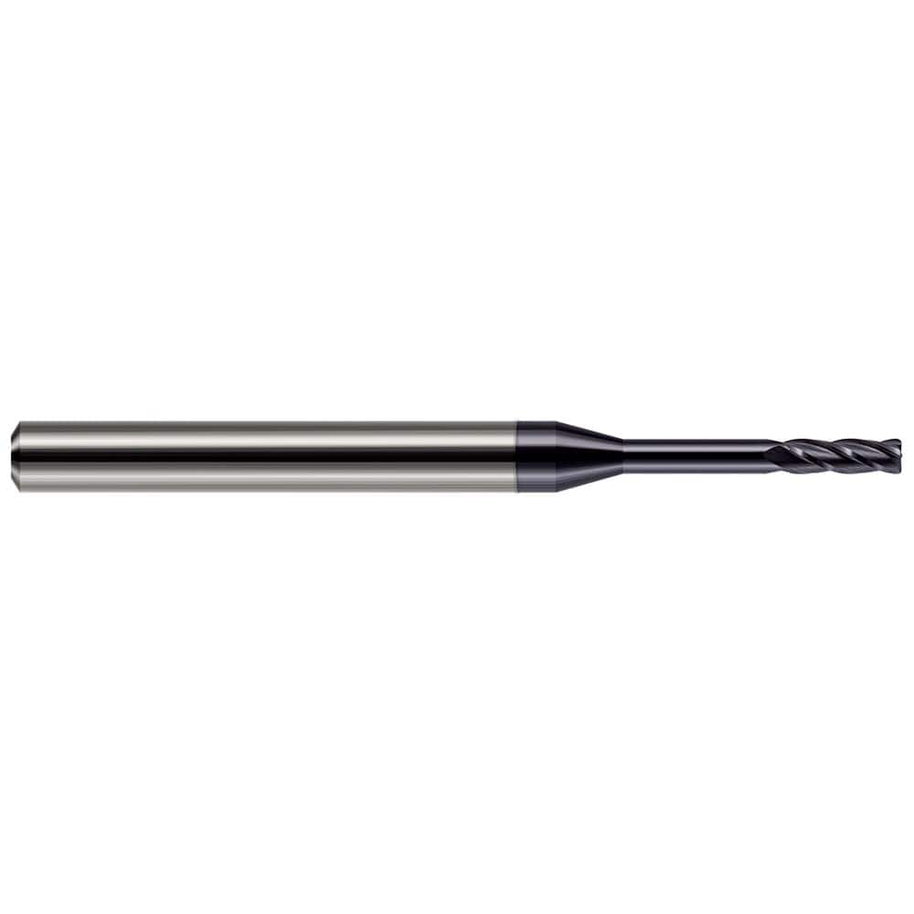 Harvey Tool - Corner Radius & Corner Chamfer End Mills; Mill Diameter (Inch): 3/32 ; Mill Diameter (Decimal Inch): 0.0930 ; End Type: Corner Radius ; Corner Radius (Decimal Inch): 0.0050 ; Number of Flutes: 4 ; Material: Solid Carbide - Exact Tool & Supply