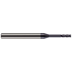 Harvey Tool - Corner Radius & Corner Chamfer End Mills; Mill Diameter (Inch): 3/32 ; Mill Diameter (Decimal Inch): 0.0930 ; End Type: Corner Radius ; Corner Radius (Decimal Inch): 0.0050 ; Number of Flutes: 4 ; Material: Solid Carbide - Exact Tool & Supply