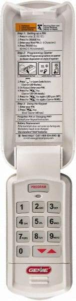 Genie - Garage Door Keyless Entry - For Use with Commercial/Residential Doors - Exact Tool & Supply