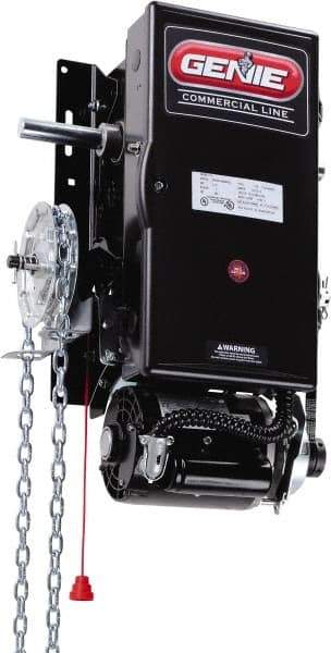 Genie - 1/2 hp 1 Phase Standard Duty Garage Door Hoist Operator Head with Brake - For Use with Maximum 24' High Sectional Door - Exact Tool & Supply