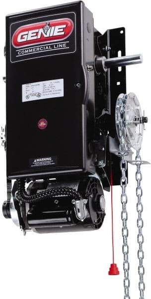 Genie - 1/2 hp 3 Phase Standard Duty Garage Door Hoist Operator Head with Brake - For Use with Maximum 24' High Sectional Door - Exact Tool & Supply