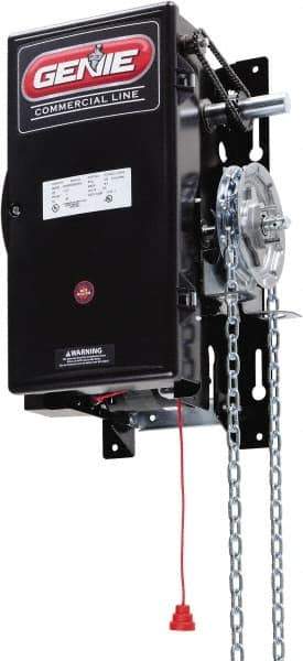 Genie - 1/2 hp 1 Phase Medium Duty Garage Door Hoist Operator Head with Brake - For Use with Maximum 16' High Sectional Door - Exact Tool & Supply