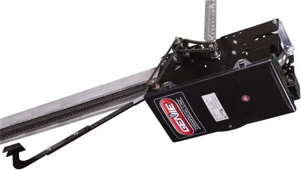 Genie - 1/2 hp 1 Phase Medium Duty Garage Door Trolley Operator Head - For Use with 10' High Sectional Door - Exact Tool & Supply