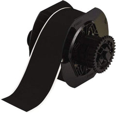Brady - 2-1/4" Wide x 1,200" Long, Black Vinyl Tape - For BBP30 Label Printer, BBP33 Label Printer, BBP35 Multicolor Sign & Label Printer, BBP37 Color & Cut Sign & Label Printer, BradyPrinter S3100, BBP31 Sign & Label Printer - Exact Tool & Supply