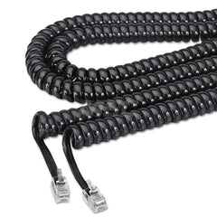 Artistic - Office Machine Supplies & Accessories; Office Machine/Equipment Accessory Type: Phone Coil Cord ; For Use With: Telephone ; Color: Black - Exact Tool & Supply
