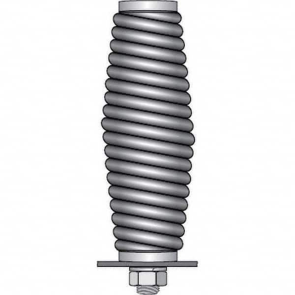 Checkers - Flag Pole Accessories Type: Hexagon Base Material: Steel w/Bright Zinc Finish - Exact Tool & Supply