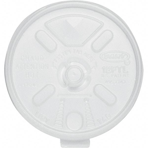 DART - Liftn'Lock Lids, 10-14 oz Cups - Translucent - Exact Tool & Supply