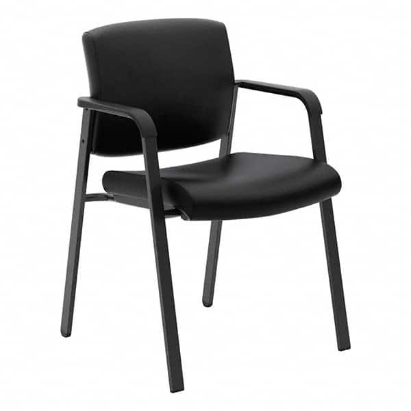 Hon - Stacking Chairs Type: Stack Chair Seating Area Material: Leather - Exact Tool & Supply