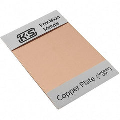 Made in USA - Copper Sheets Material: Copper Thickness (Decimal Inch): 0.0500 - Exact Tool & Supply