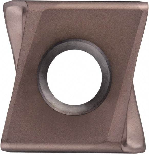 Sumitomo - LNEX080408 L Grade ACM200 Carbide Milling Insert - Al2O3/TiCN Finish, 4.4mm Thick, 0.03mm Corner Radius - Exact Tool & Supply