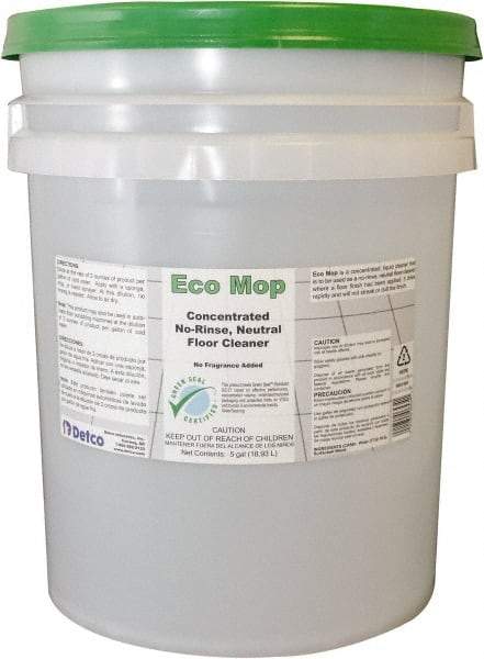 Detco - 5 Gal Pail Cleaner - Use on Resilient Flooring - Exact Tool & Supply