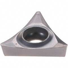 Hertel - TPGT21.51 FY Grade PH7910 Carbide Boring Insert - AlTiN Finish, 60° Triangle, 11° Relief Angle, 1/4" Inscr Circle, 0.094" Thick, 0.015" Corner Radius - Exact Tool & Supply