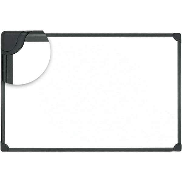 Universal One - 36" High x 48" Wide Magnetic Dry Erase Board - Lacquered Steel, Includes Accessory Tray/Rail & Mounting Kit - Exact Tool & Supply