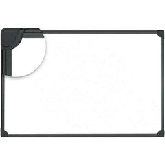 Universal One - 36" High x 48" Wide Magnetic Dry Erase Board - Lacquered Steel, Includes Accessory Tray/Rail & Mounting Kit - Exact Tool & Supply