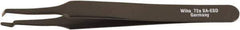 Wiha - 4-23/32" OAL SS-SA ESD Safe Tweezers - Wafer Tip - Exact Tool & Supply