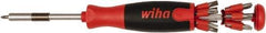 Wiha - Bit Screwdriver Set - Phillips, Slotted, Torx, Square, Pozidriv - Exact Tool & Supply