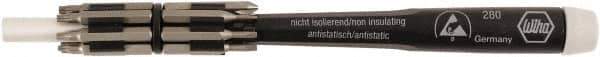 Wiha - 16 Piece, 1/4" Drive Screwdriver Micro Bit Set - #000 to #2 Phillips, 1.2, 1.5, 2, 2.5 & 3mm Slotted - Exact Tool & Supply