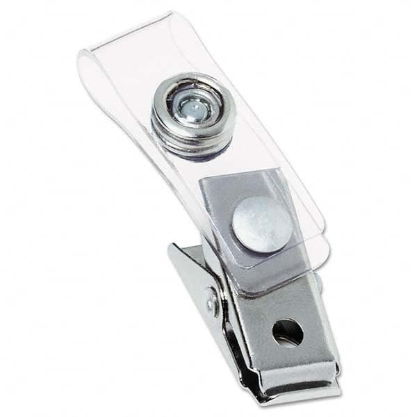 Swingline - Retractable Straps Color: Silver Attachment Type: Clip-On - Exact Tool & Supply