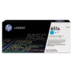 Hewlett-Packard - Office Machine Supplies & Accessories; Office Machine/Equipment Accessory Type: Toner Cartridge ; For Use With: HP LaserJet Enterprise 700 Color MFP M775dn; MFP M775f; MFP M775z ; Color: Cyan - Exact Tool & Supply