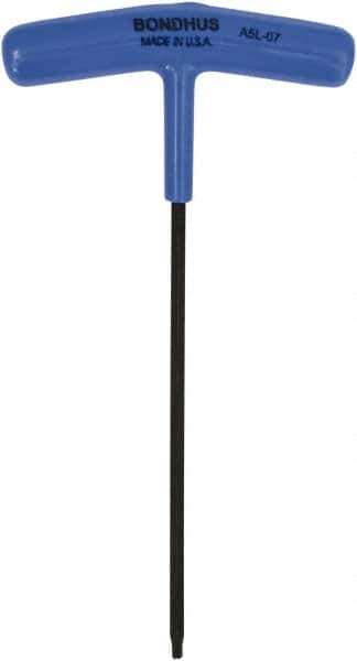 Bondhus - A5L-07 ASTER Recess Key - T-Handle Cushion Grip - Exact Tool & Supply