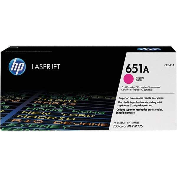 Hewlett-Packard - Magenta Toner Cartridge - Use with HP LaserJet Enterprise 700 Color MFP M775 - Exact Tool & Supply
