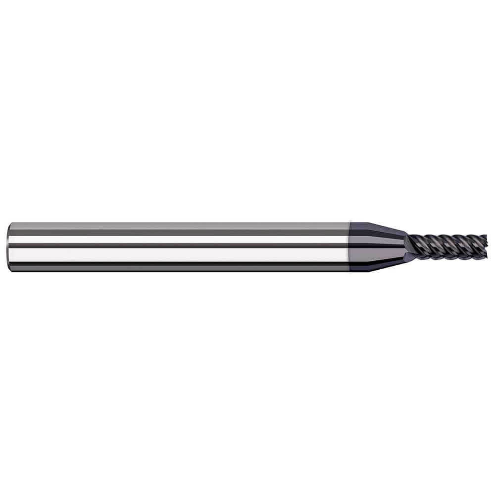 Harvey Tool - Square End Mills; Mill Diameter (Decimal Inch): 0.1000 ; Length of Cut (Decimal Inch): 0.3000 ; Material: Solid Carbide ; Finish/Coating: AlTiN ; Shank Diameter (Inch): 1/8 ; Single or Double End: Single - Exact Tool & Supply