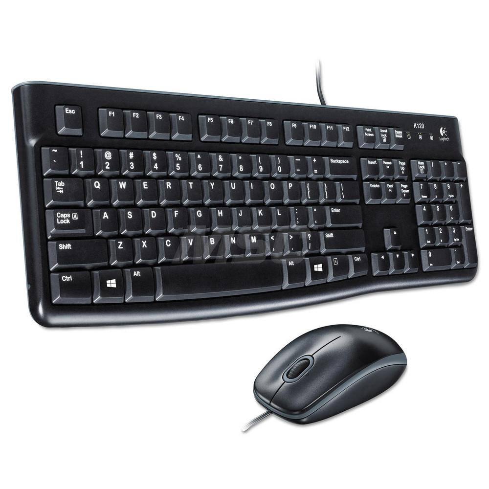 Logitech - Office Machine Supplies & Accessories; Office Machine/Equipment Accessory Type: Keyboard/Mouse ; For Use With: Linux: 2.6 & Later; Windows XP; Vista; 7; 8; 10 Operating Systems ; Color: Black - Exact Tool & Supply