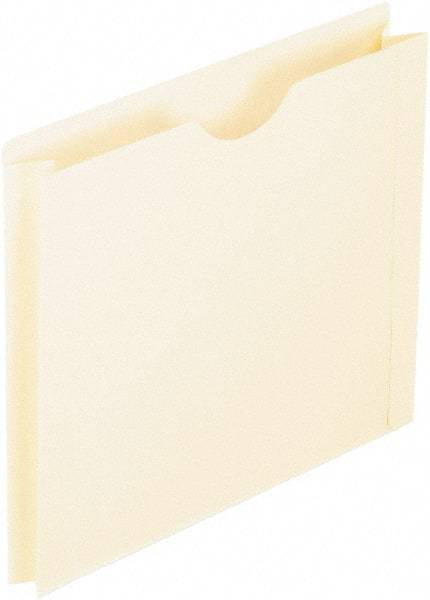 Pendaflex - 8-1/2 x 11", Letter Size, Manila, Expansion Folders - 11 Point Stock, Straight Tab Cut Location - Exact Tool & Supply