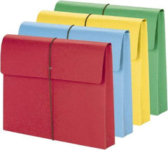 SMEAD - 8-1/2 x 11", Letter Size, Assorted Colors, Expansion Folders - Exact Tool & Supply