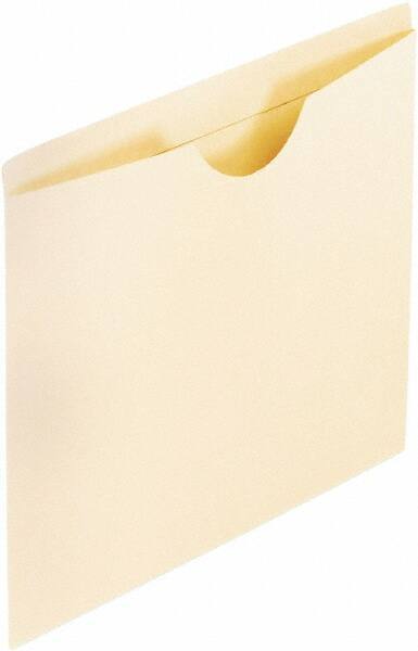 Pendaflex - 8-1/2 x 11", Letter Size, Manila, File Jacket - 11 Point Stock, Straight Tab Cut Location - Exact Tool & Supply