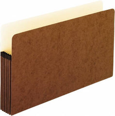 Pendaflex - 8-1/2 x 14", Legal, Redrope, Expansion Folders - Straight Tab Cut Location - Exact Tool & Supply