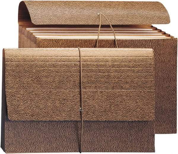 SMEAD - 8-1/2 x 14", Legal, Redrope, Expansion Folders - Exact Tool & Supply