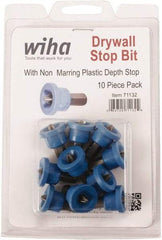 Wiha - #2 Phillips Screwdriver Bit - 1/4" Hex Drive, 1" OAL - Exact Tool & Supply